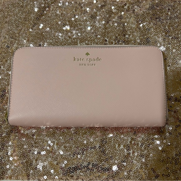 Kate Spade Schuyler Large Continental Wallet in Conch Pink - Picture 4 of 7